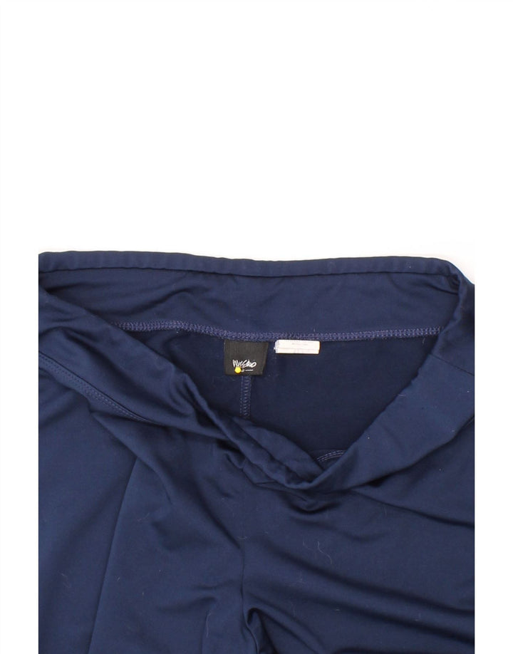 MOSSIMO Womens Leggings UK 16 Large Navy Blue Polyester Vintage Mossimo and Second-Hand Mossimo from Messina Hembry 