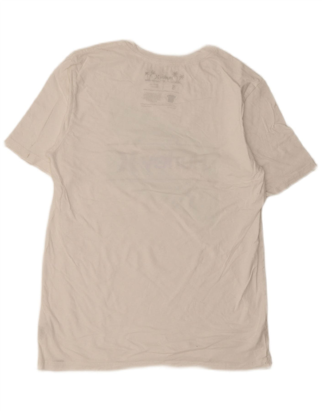 Męski T-shirt z grafiką Hurley, mały, biały, bawełniany
