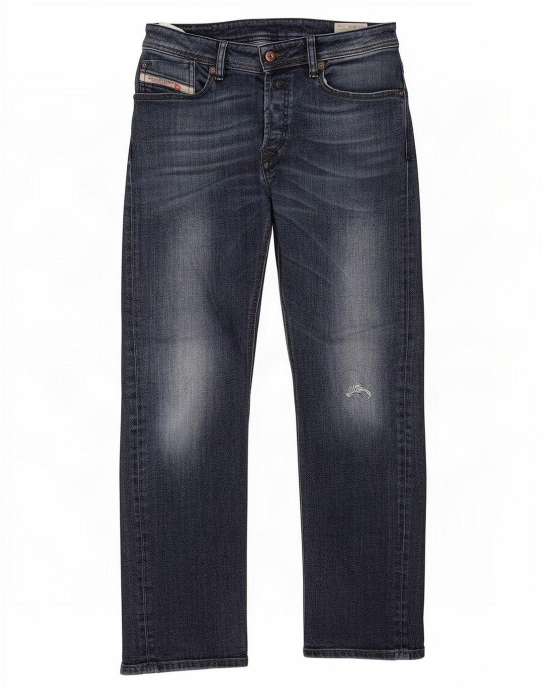 Damskie jeansy Diesel Waykee Regular Straight W28 L30 Niebieskie bawełniane