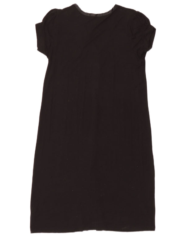 Damska sukienka t-shirtowa Marks & Spencer UK 8 Small, czarna wiskoza