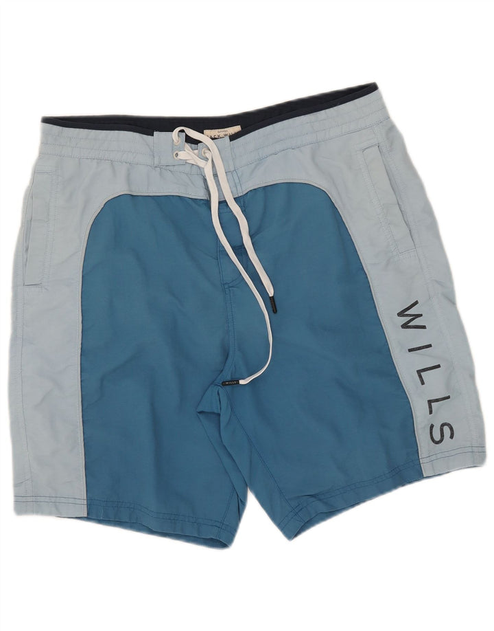 Męskie spodenki kąpielowe Jack Wills Graphic w kolorze średnioniebieskim