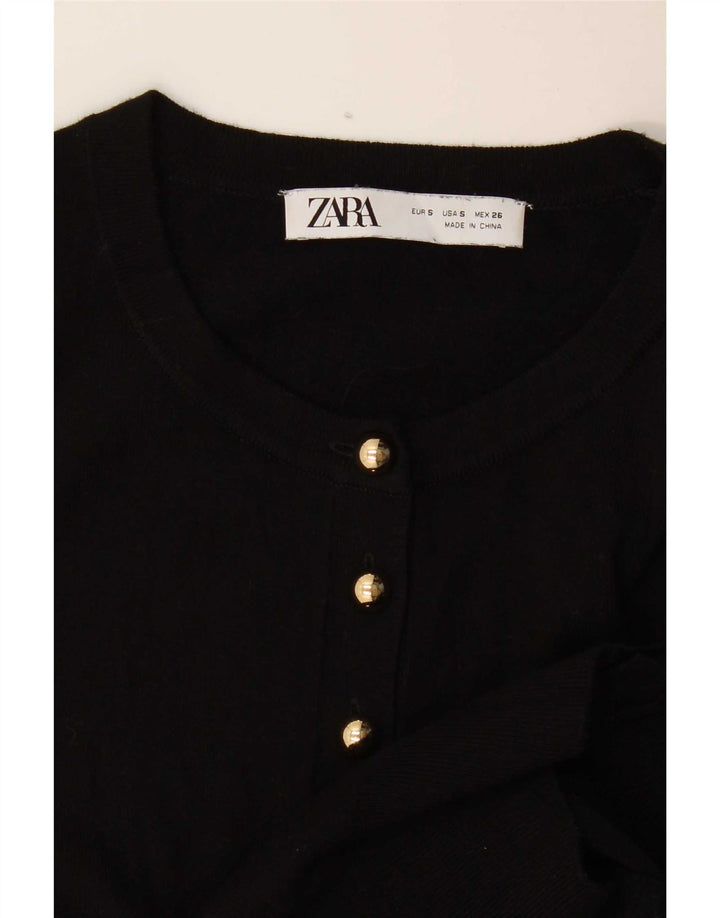 Sweter damski Zara Cardigan UK 10 Small Black