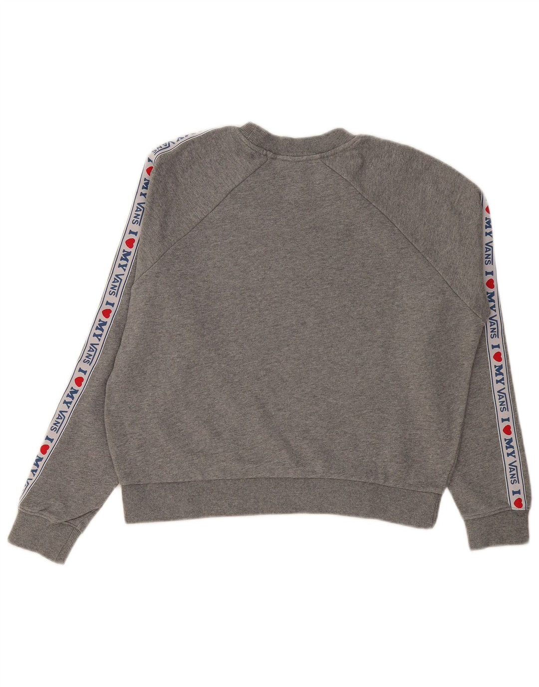 Damski sweter oversize Vans z grafiką UK 6 XS, szary, blok kolorów