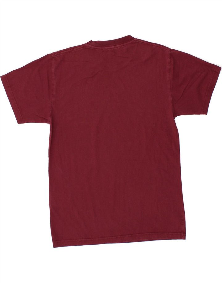 VANS Mens Graphic T-Shirt Top Small Burgundy Cotton Vintage Vans and Second-Hand Vans from Messina Hembry 