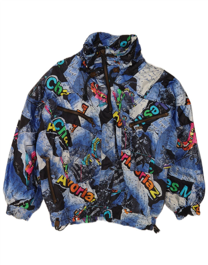 Damska kurtka narciarska Numero Uno Oversize Graphic IT 40 Small Blue