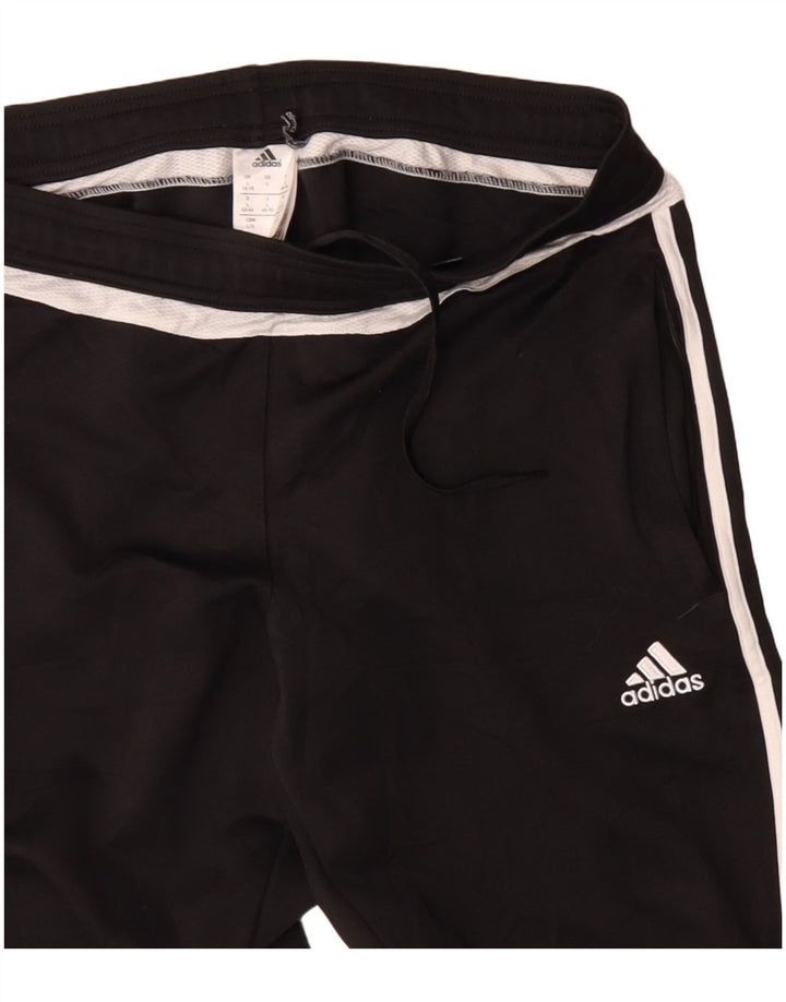 Damskie spodnie dresowe ADIDAS Climacool UK 16/18, duże, czarne, poliestrowe
