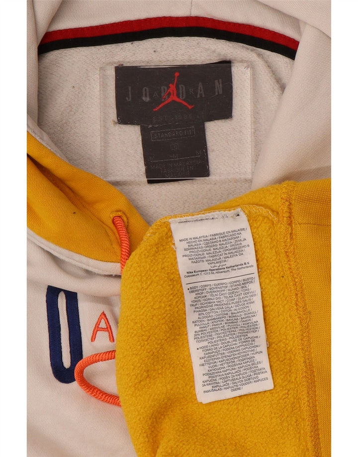 Męski sweter z kapturem i grafiką JORDAN, średni, wielokolorowy blok kolorów