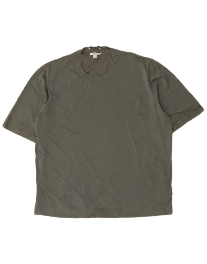 Cos Męski T-shirt o regularnym kroju, bawełniany XL w kolorze khaki