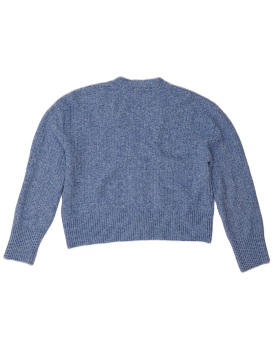 Damski sweter oversize Zara UK 10, mały, niebieski poliester