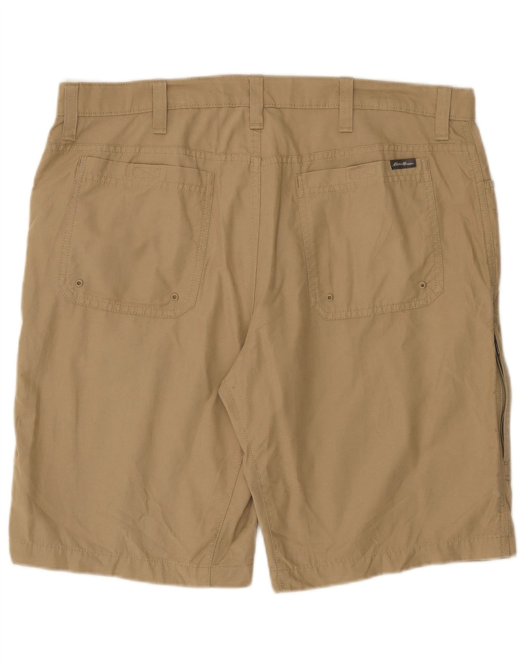 Męskie spodenki cargo EDDIE BAUER W36 duże, beżowe, bawełniane