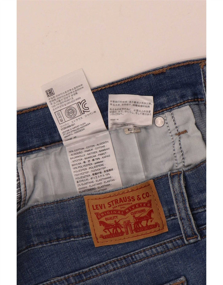 Damskie spodenki jeansowe Levi's W30 Średni niebieski, bawełniany