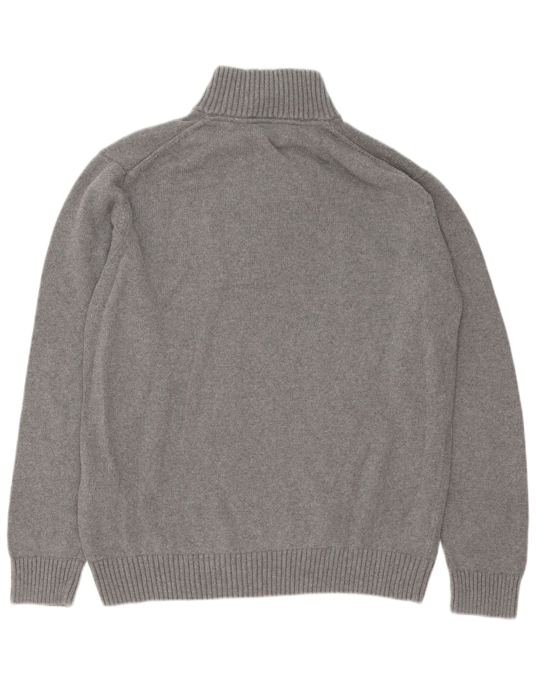 Męski sweter z zamkiem Gant, 2XL, szara bawełna