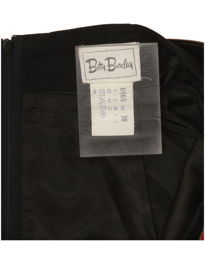 Damska spódnica ołówkowa Betty Barclay UK 12 Medium W28 Czarny poliester