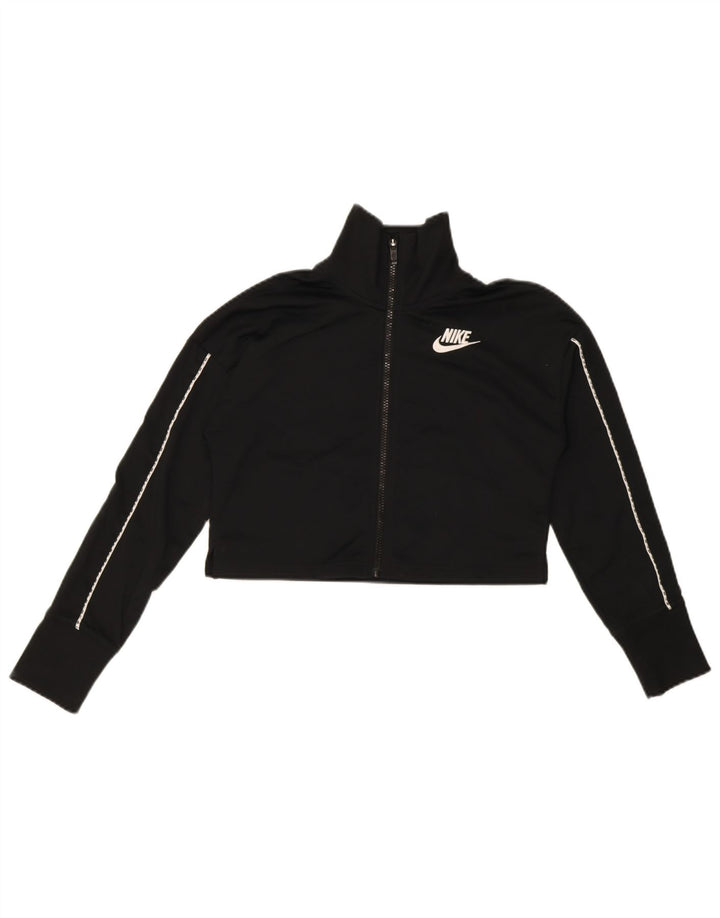 Kurtka dziewczęca Nike Crop Tracksuit Top 12-13 lat, duża, czarna, poliester
