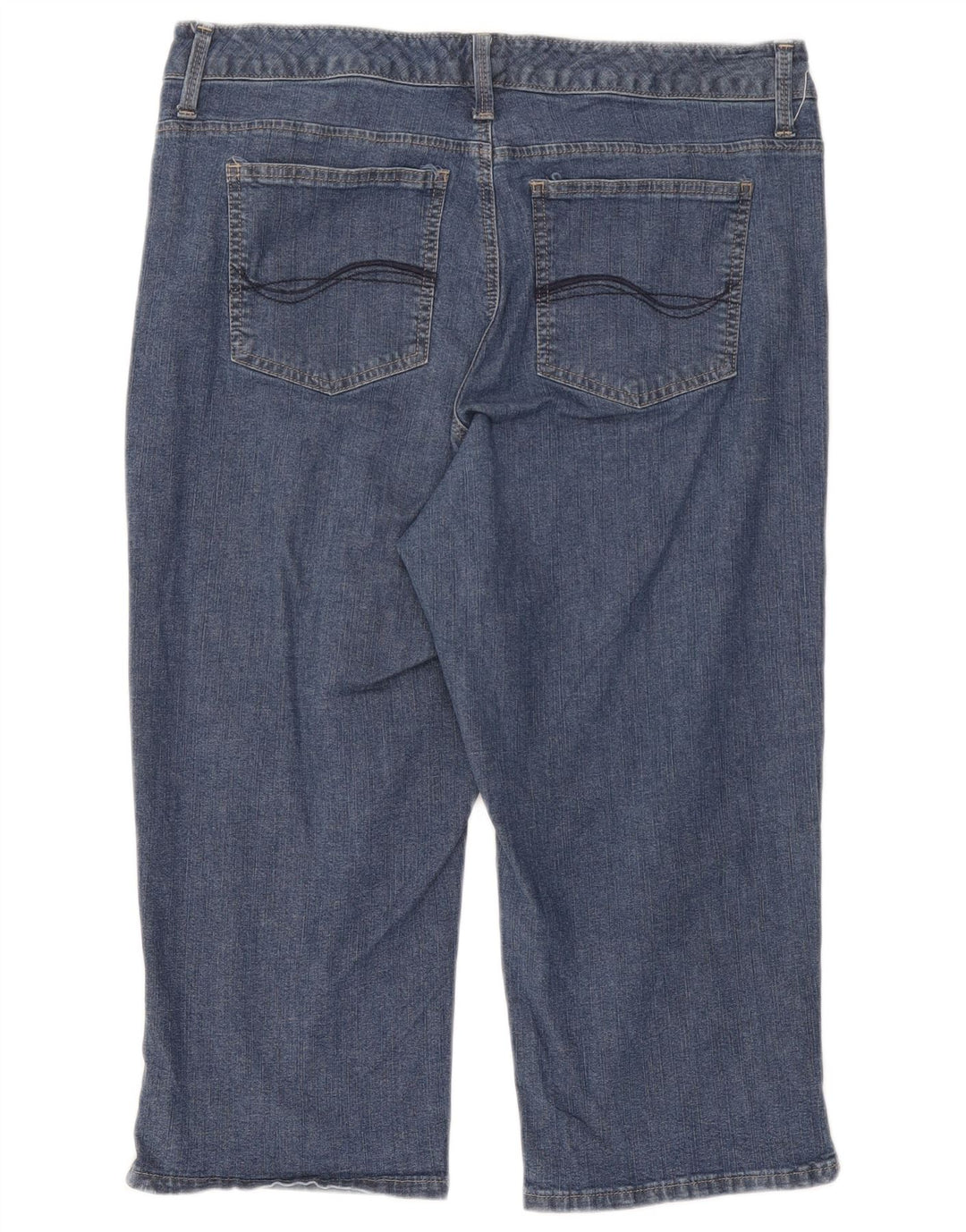 Damskie jeansy Lee Capri W34 L18 Niebieskie bawełniane