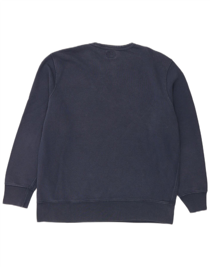 Męska bluza z grafiką LEVI'S, sweter XL, granatowa, bawełniana