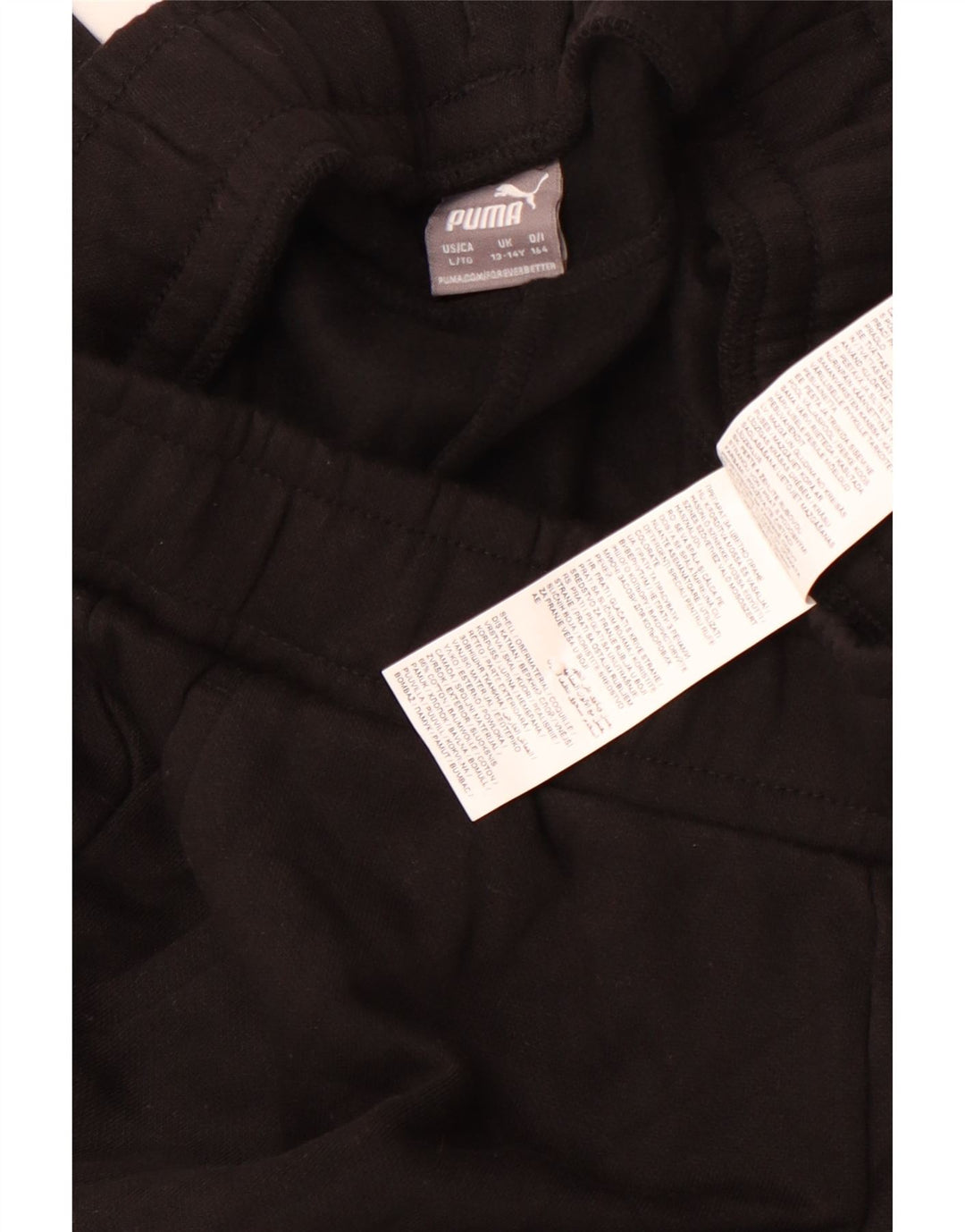 Chłopięce spodnie dresowe PUMA Joggery 13-14 lat, czarna bawełna