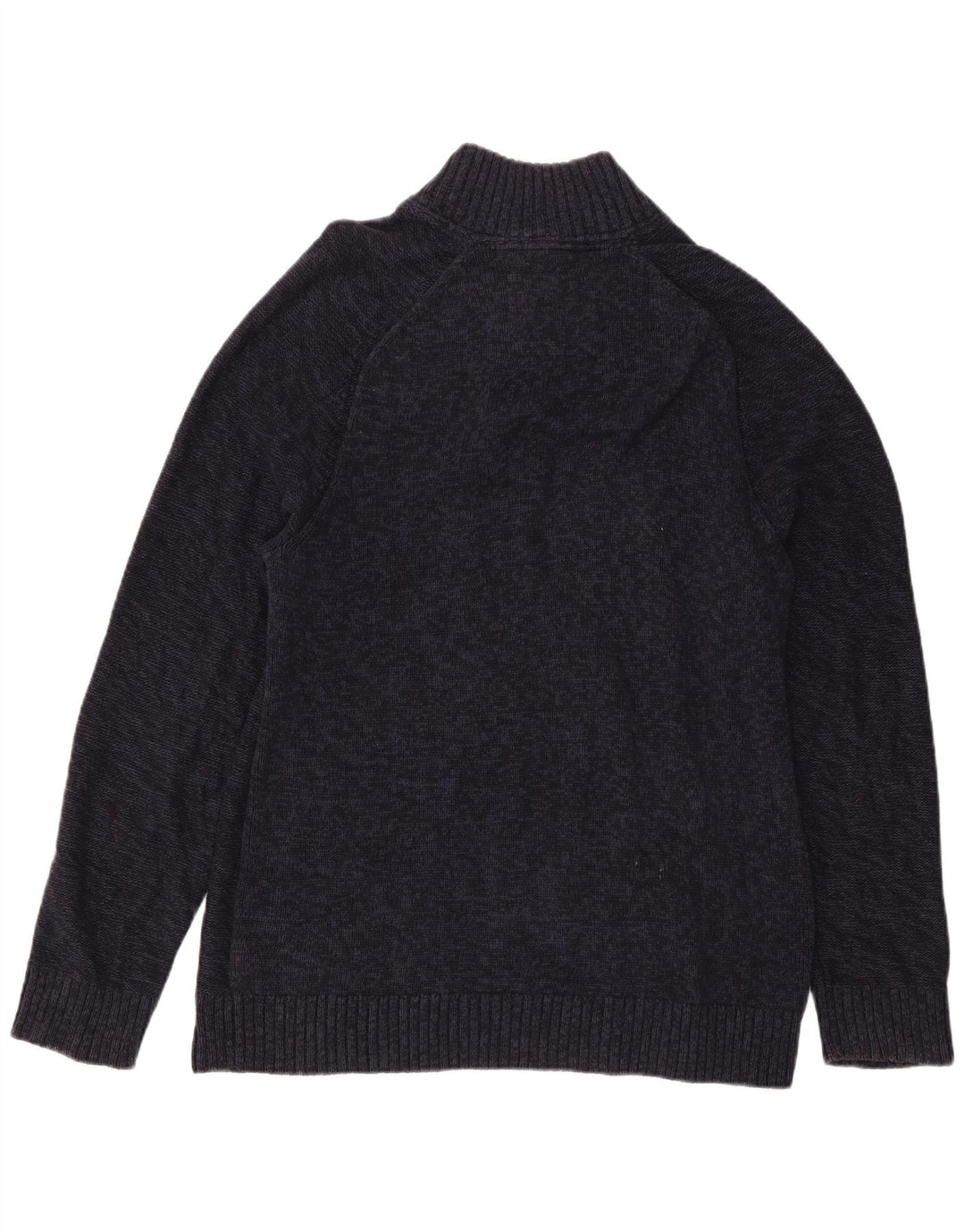 Męski sweter zapinany na guziki Fat Face, duży, granatowy, wełniany
