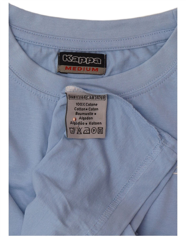 T-shirt męski KAPPA Top, średni niebieski, bawełniany