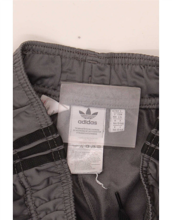 Adidas Chłopięce Spodnie Dresowe Joggery 13-14 Lat Szary Poliester