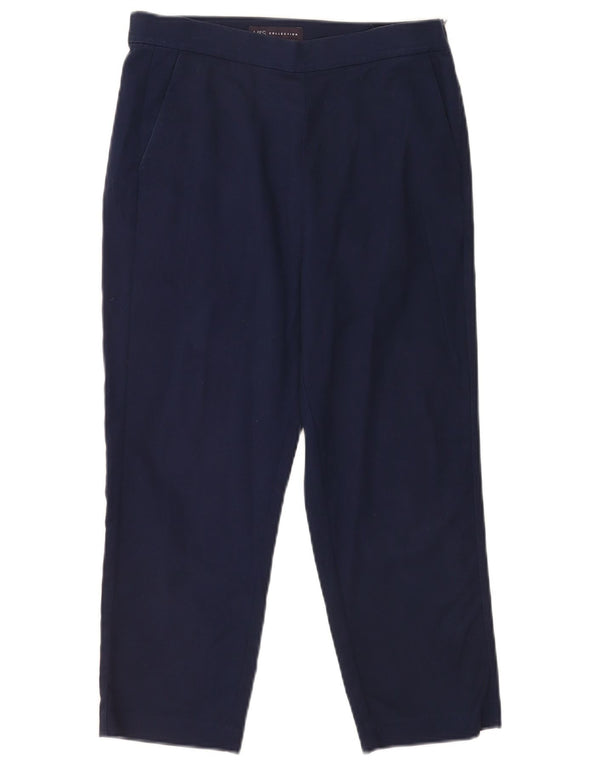 Spodnie damskie Marks & Spencer Straight Chino UK 10 Small W28 L21 Granatowe Blu