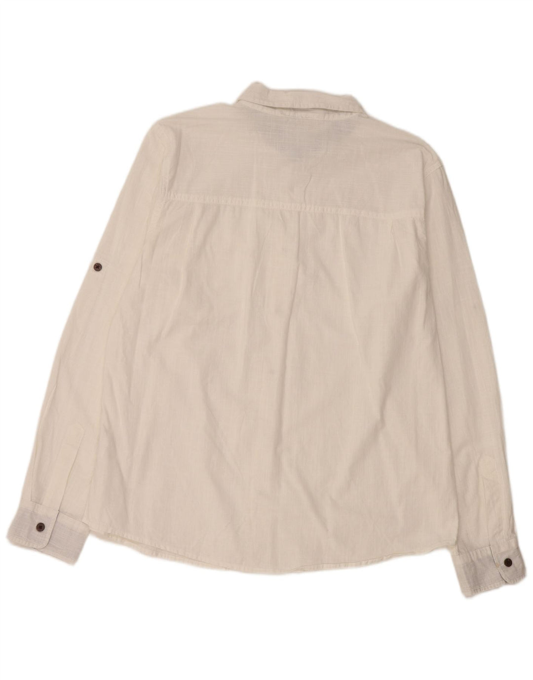 MOUNTAIN WAREHOUSE Koszula męska duża, biała, bawełniana