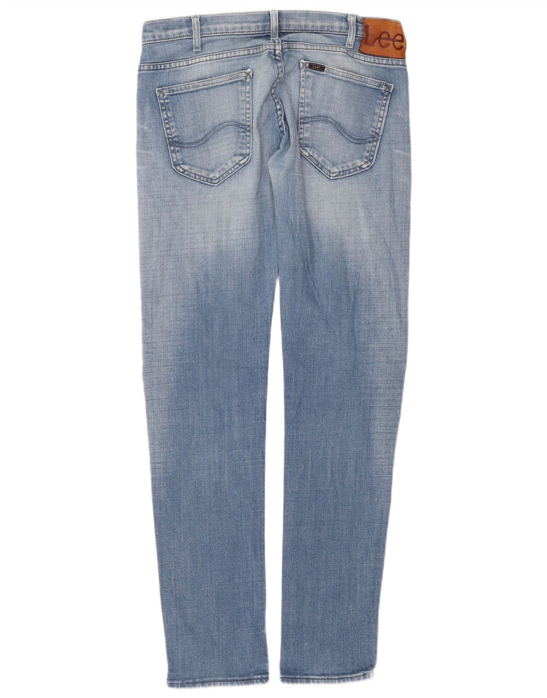 Damskie jeansy Lee Powell Slim W32 L34 Niebieskie bawełniane