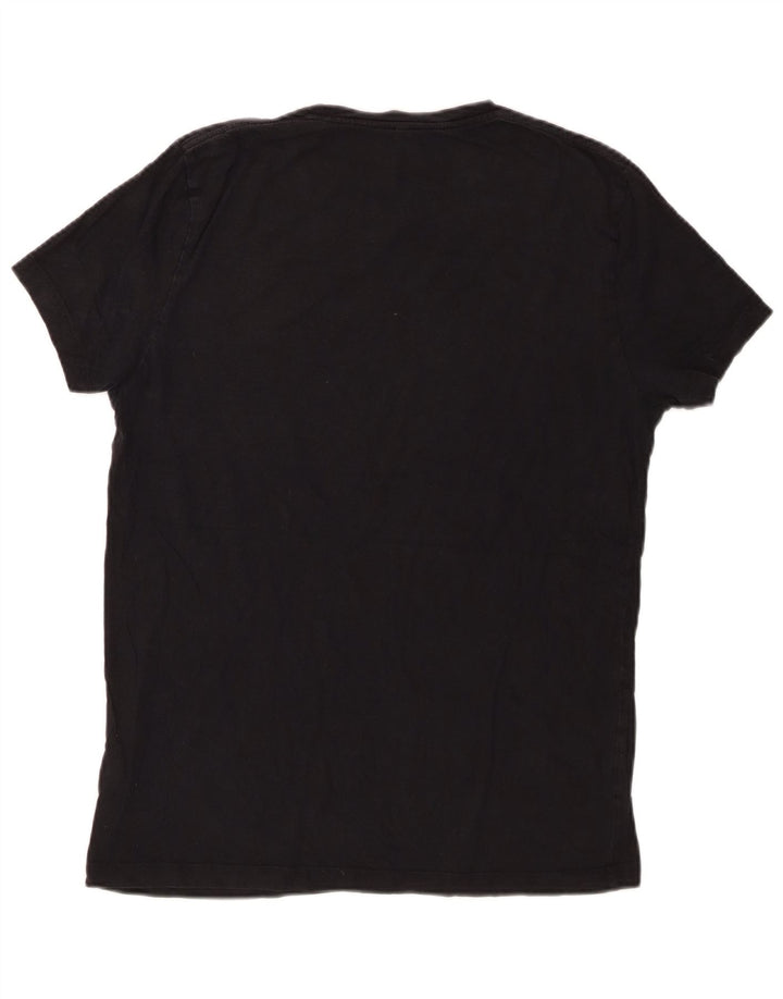 T-shirt męski JACK WILLS, mały, czarny, bawełniany