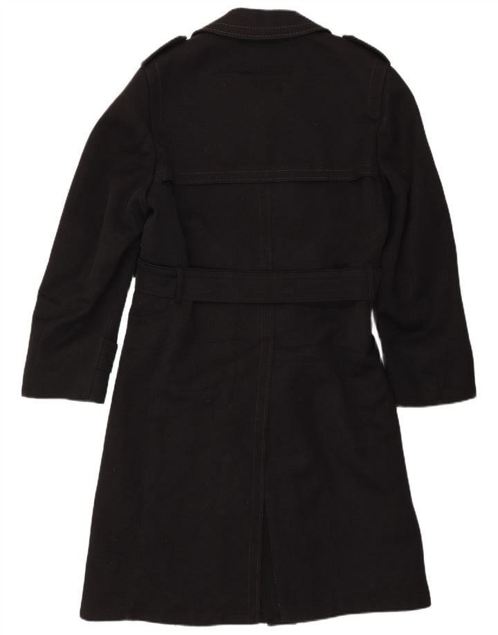 Męski trencz LORD IT 48 Średniej czarnej wełny