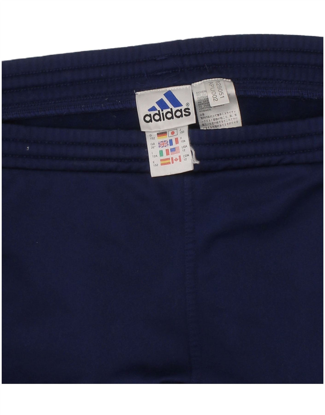 Spodenki sportowe chłopięce Adidas 11-12 lat, granatowe, poliestrowe