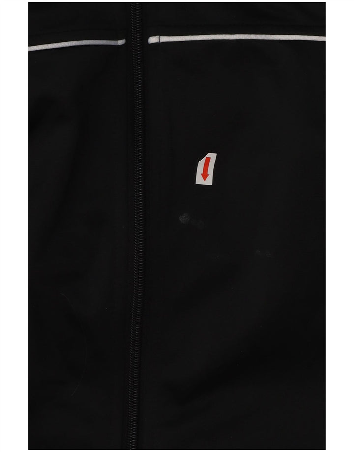 Damska kurtka dresowa KAPPA z grafiką UK 14 w kolorze średniej czerni