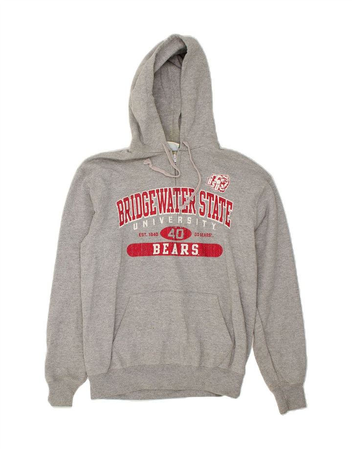 CHAMPION Mens Graphic Hoodie Jumper Medium Grey Vintage Champion and Second-Hand Champion from Messina Hembry 