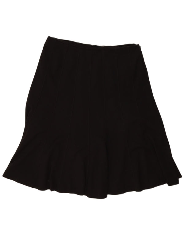 Marks & Spencer Damska spódnica w kształcie litery A UK 18 XL W40 Czarny poliester