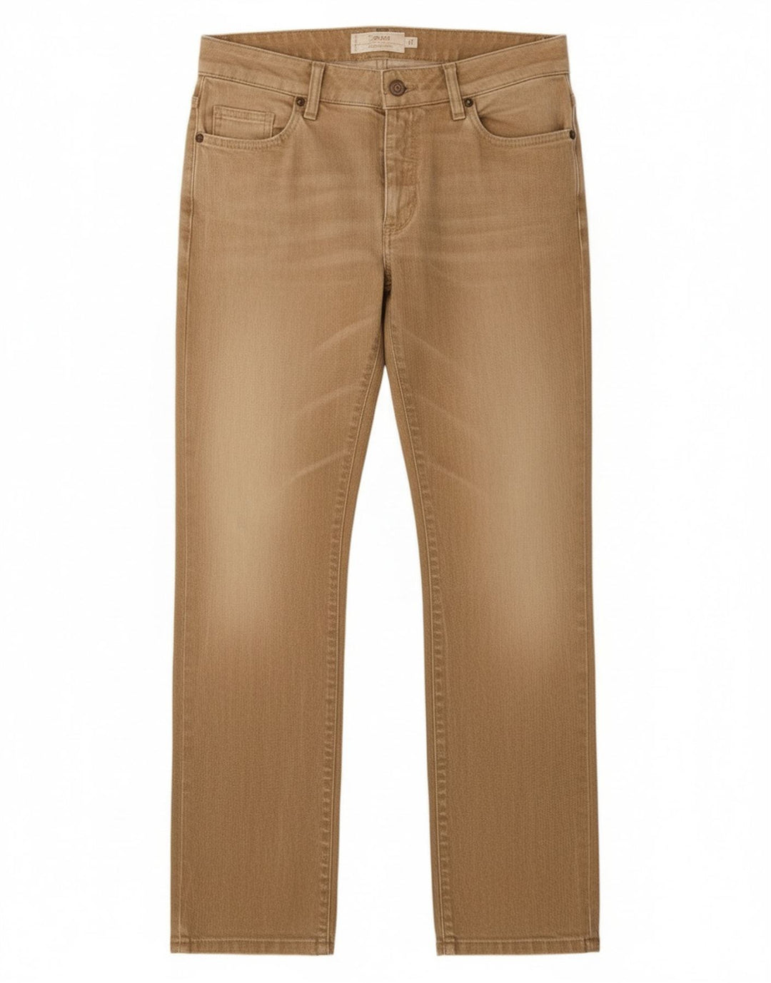 Damskie proste dżinsy Marlboro Classics W29 L30 Beżowa bawełna