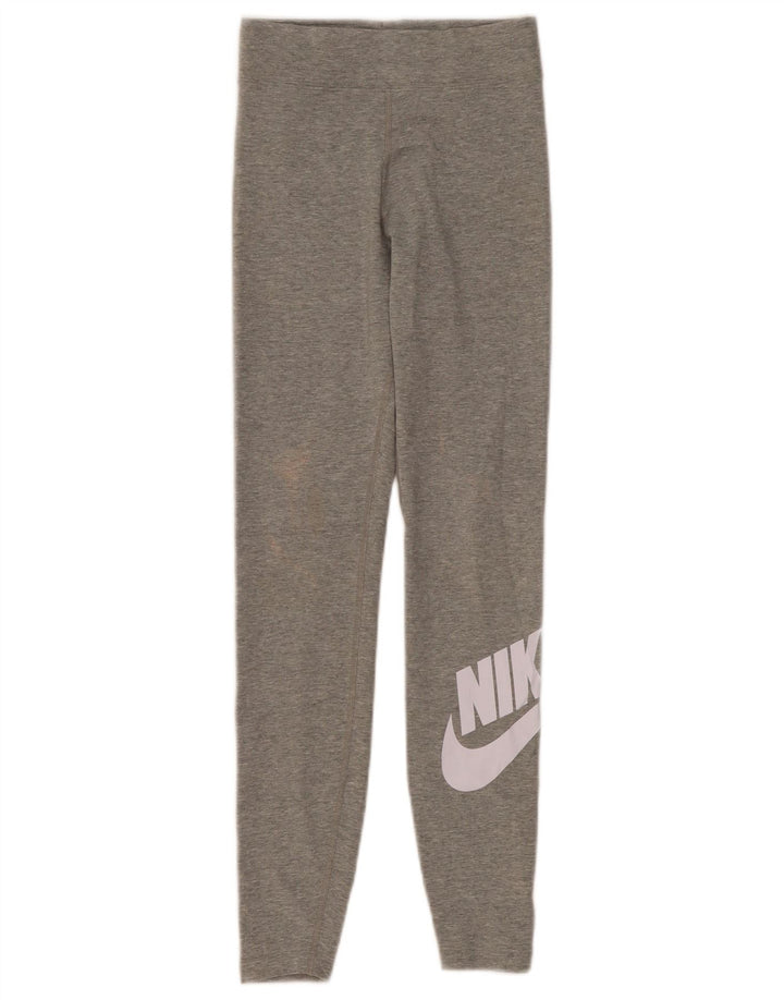 Damskie legginsy Nike Graphic UK 6 XS, szare