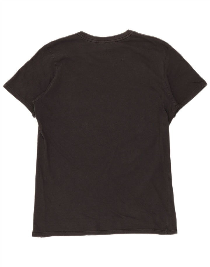 Męski T-shirt NIKE o sportowym kroju z grafiką, mały, czarny