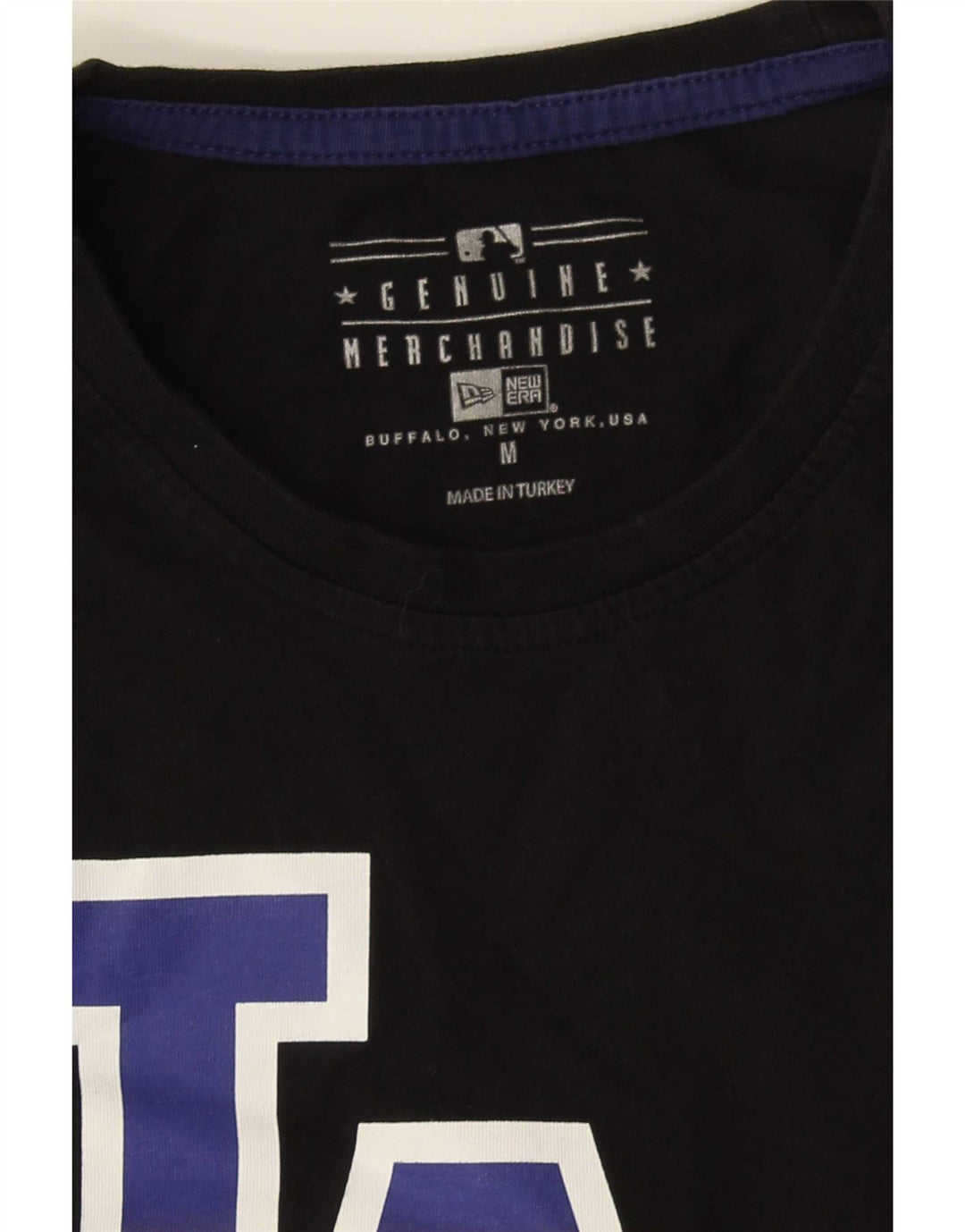 Damska koszulka graficzna z oryginalnym towarem Top UK 12 Medium Black