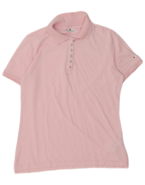 Damska koszulka polo Champion UK 20 2XL Różowa bawełna