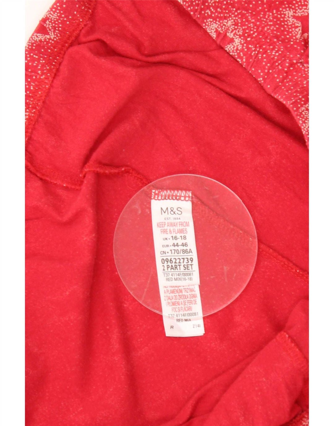 Damskie spodnie casual Marks & Spencer z abstrakcyjnym wzorem UK 16/18, duże W36