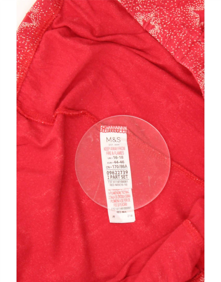 Damskie spodnie casual Marks & Spencer z abstrakcyjnym wzorem UK 16/18, duże W36
