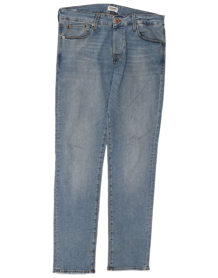 Męskie jeansy Jack & Jones GLENN Slim W34 L34 Niebieska bawełna