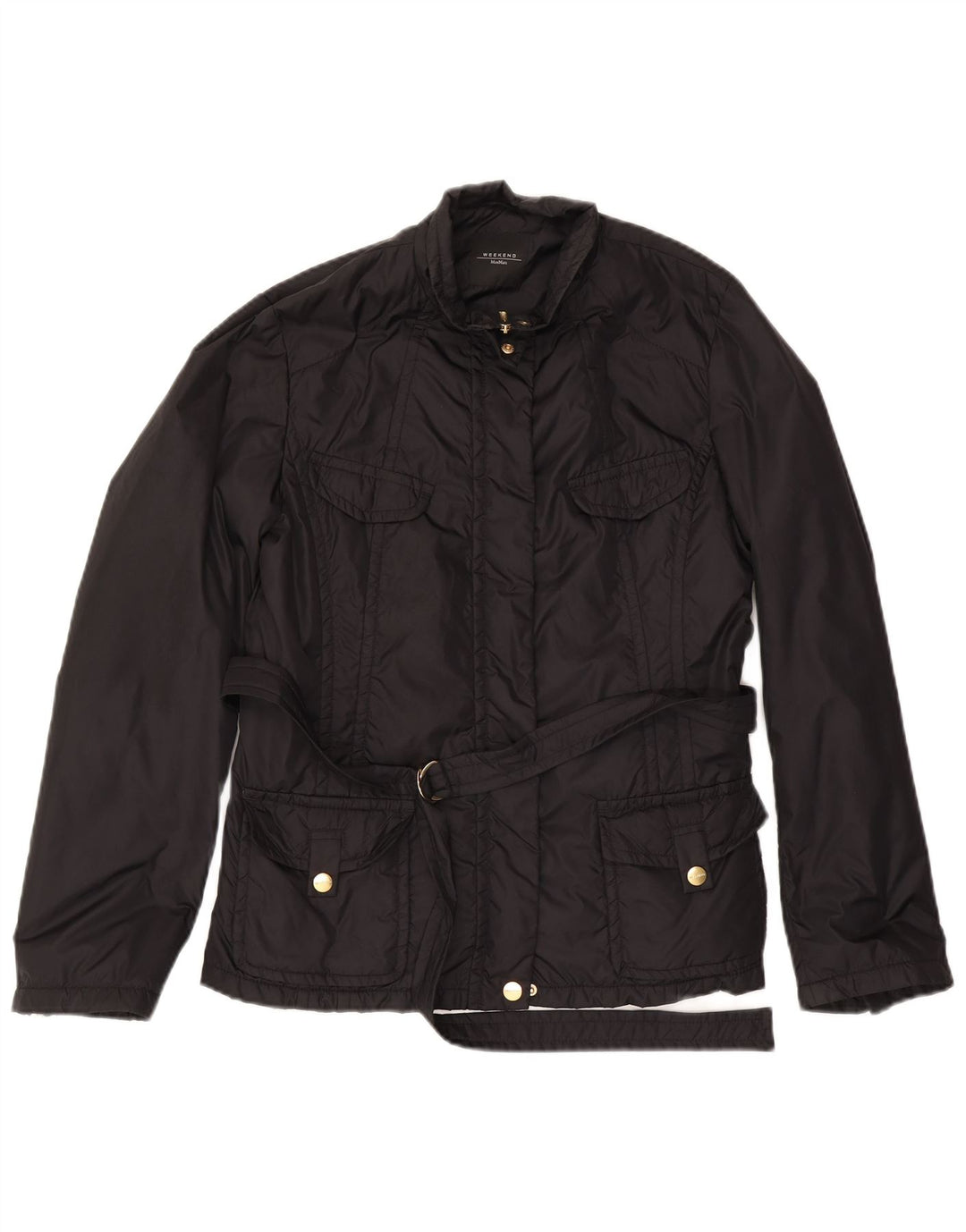 Damska kurtka weekendowa Max Mara UK 18 XL, czarna, poliamidowa