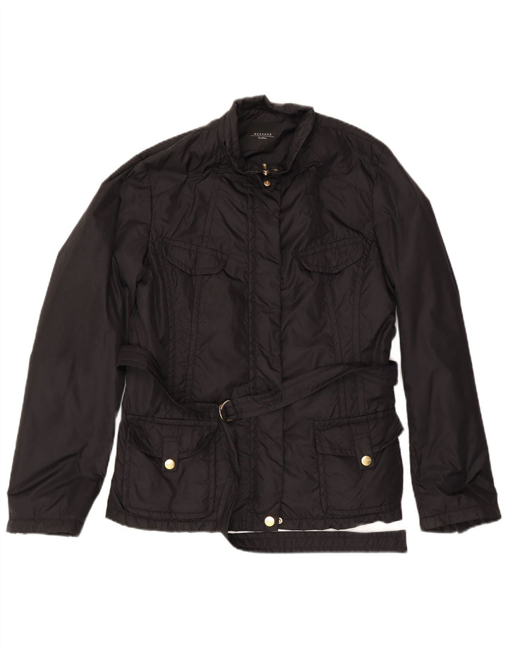 Damska kurtka weekendowa Max Mara UK 18 XL, czarna, poliamidowa
