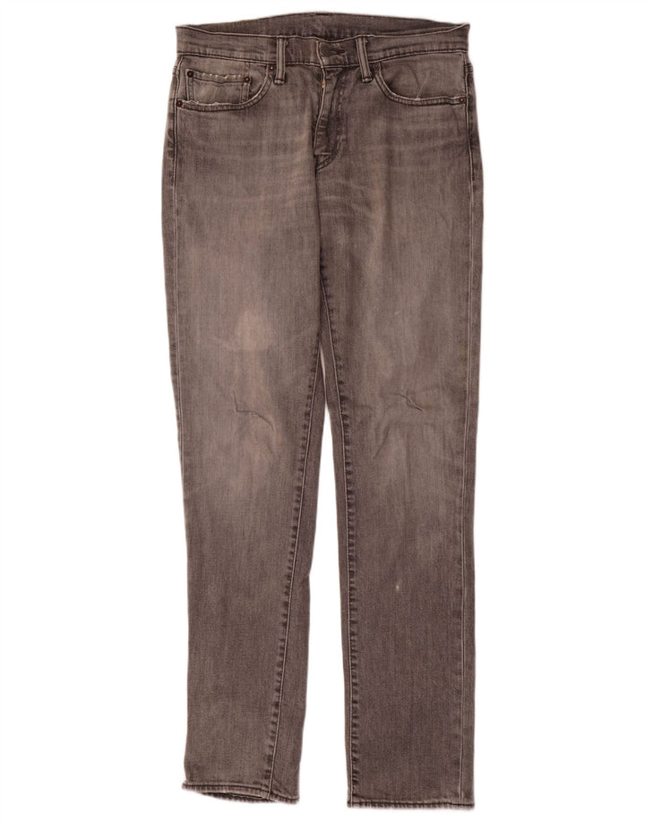 Męskie jeansy Levi's 511 Slim W31 L34 Szara bawełna