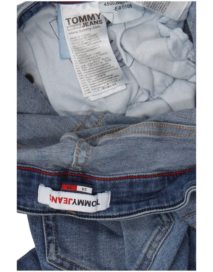 Męskie jeansy slim fit Tommy Hilfiger W34 L34 Niebieskie bawełniane