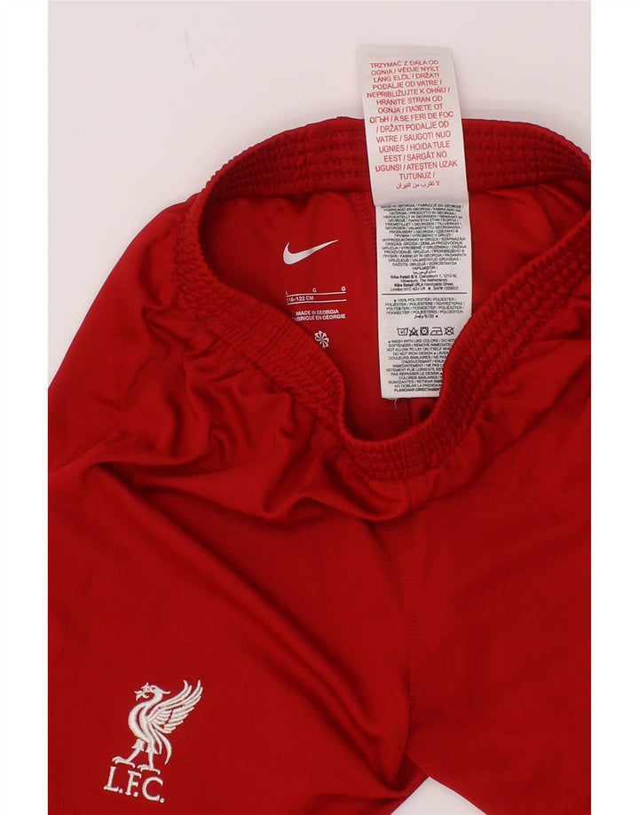 Chłopięce spodenki sportowe Nike Liverpool 6-7 lat, duże, czerwone, poliestrowe