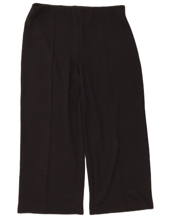 Spodnie damskie Marks & Spencer z szerokimi nogawkami UK 20 2XL W40 L30 Czarne