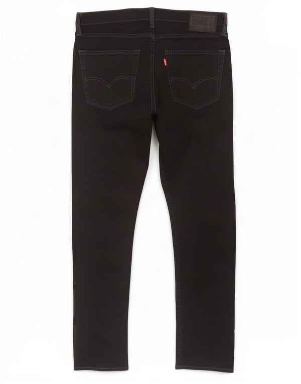 Męskie jeansy Levi's 522 Slim Tapered W32 L30 Czarna bawełna