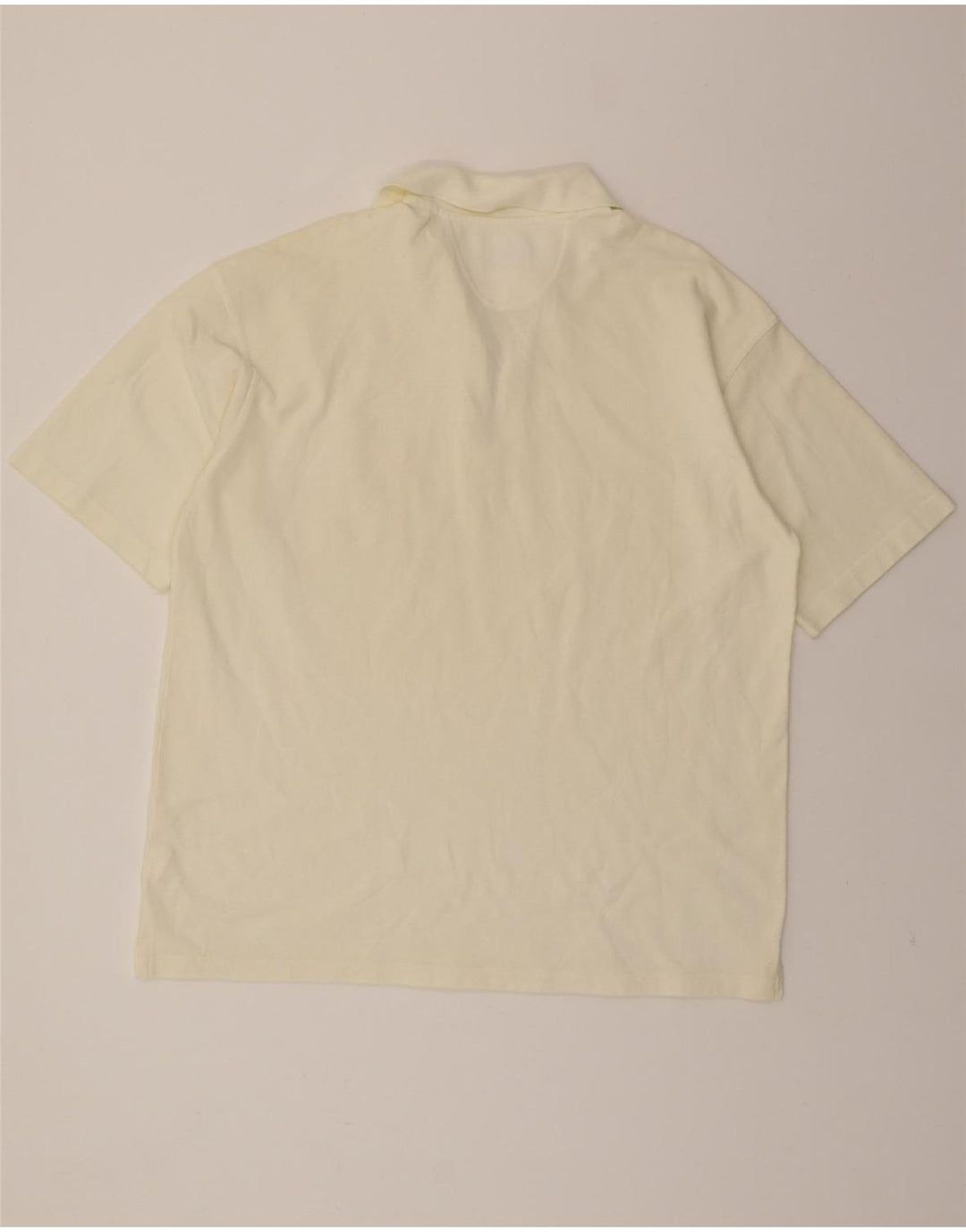 JOOP Mens Polo Shirt XL Beige Cotton Vintage Joop and Second-Hand Joop from Messina Hembry 