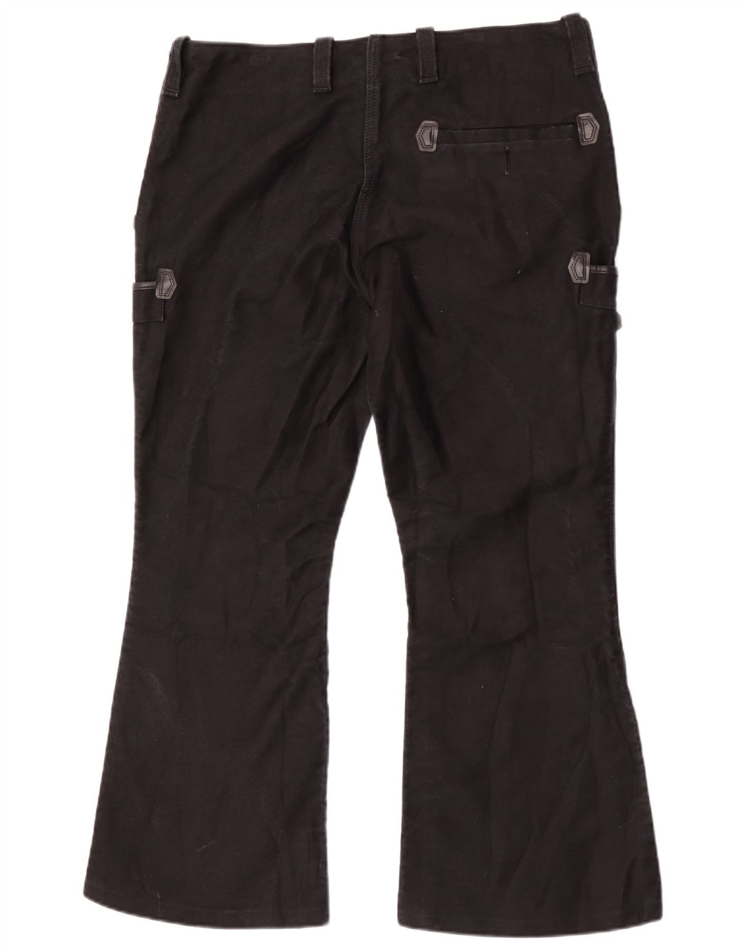 Damskie spodnie cargo FHB Bootcut W38 L30 Czarna bawełna